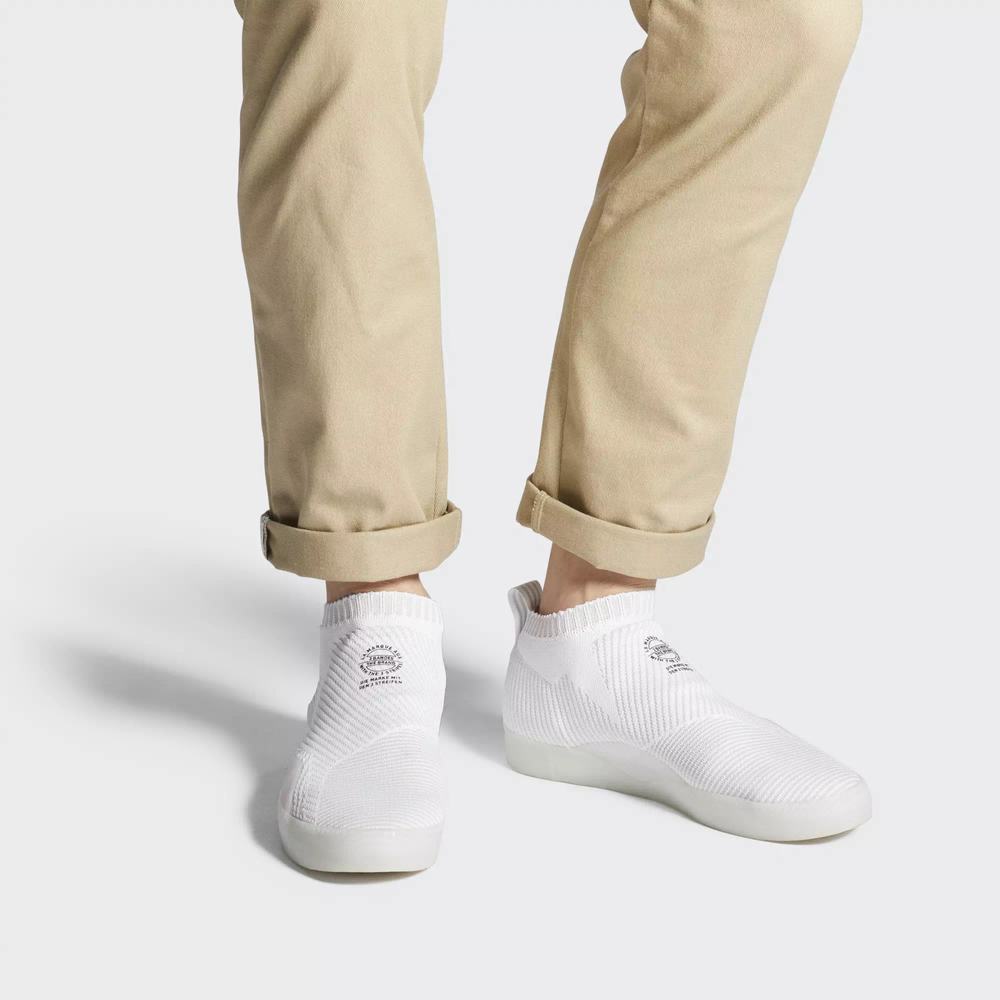 Adidas 3ST.002 Primeknit Tenis Para Skate Blancos Para Hombre (MX-72874)